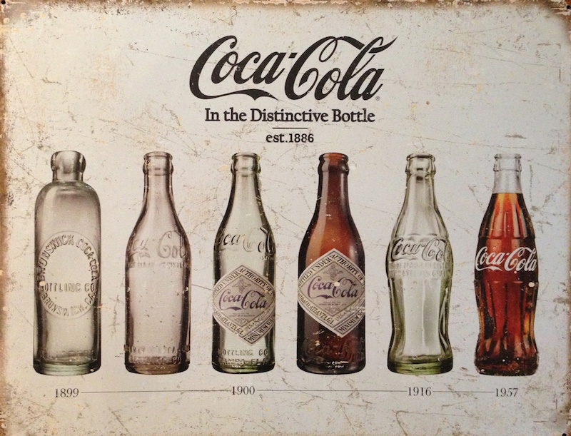Coca Cola üvegek