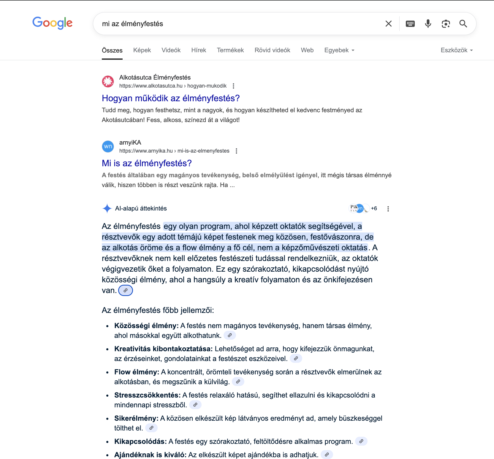 AI összefoglaló